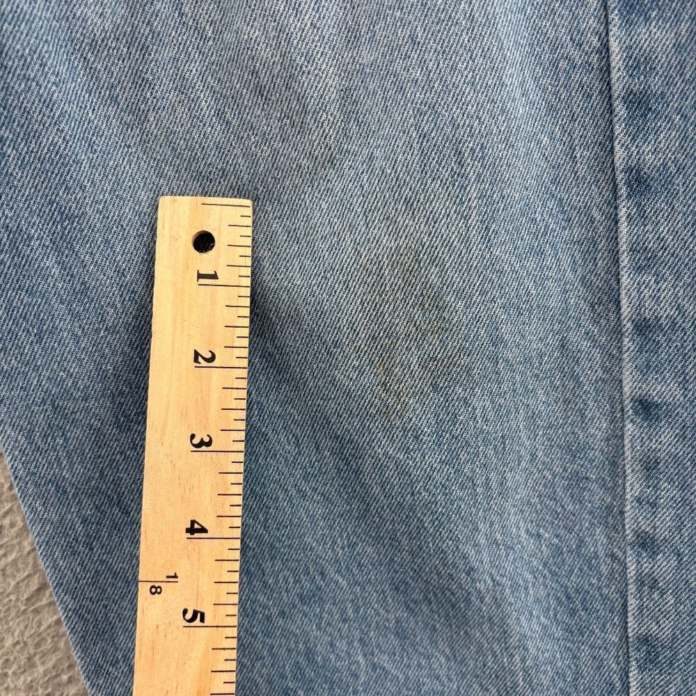 Levi’s 94 Baggy Jeans Size 26 Light Wash Distressed Straight Leg - Picture 4 of 15